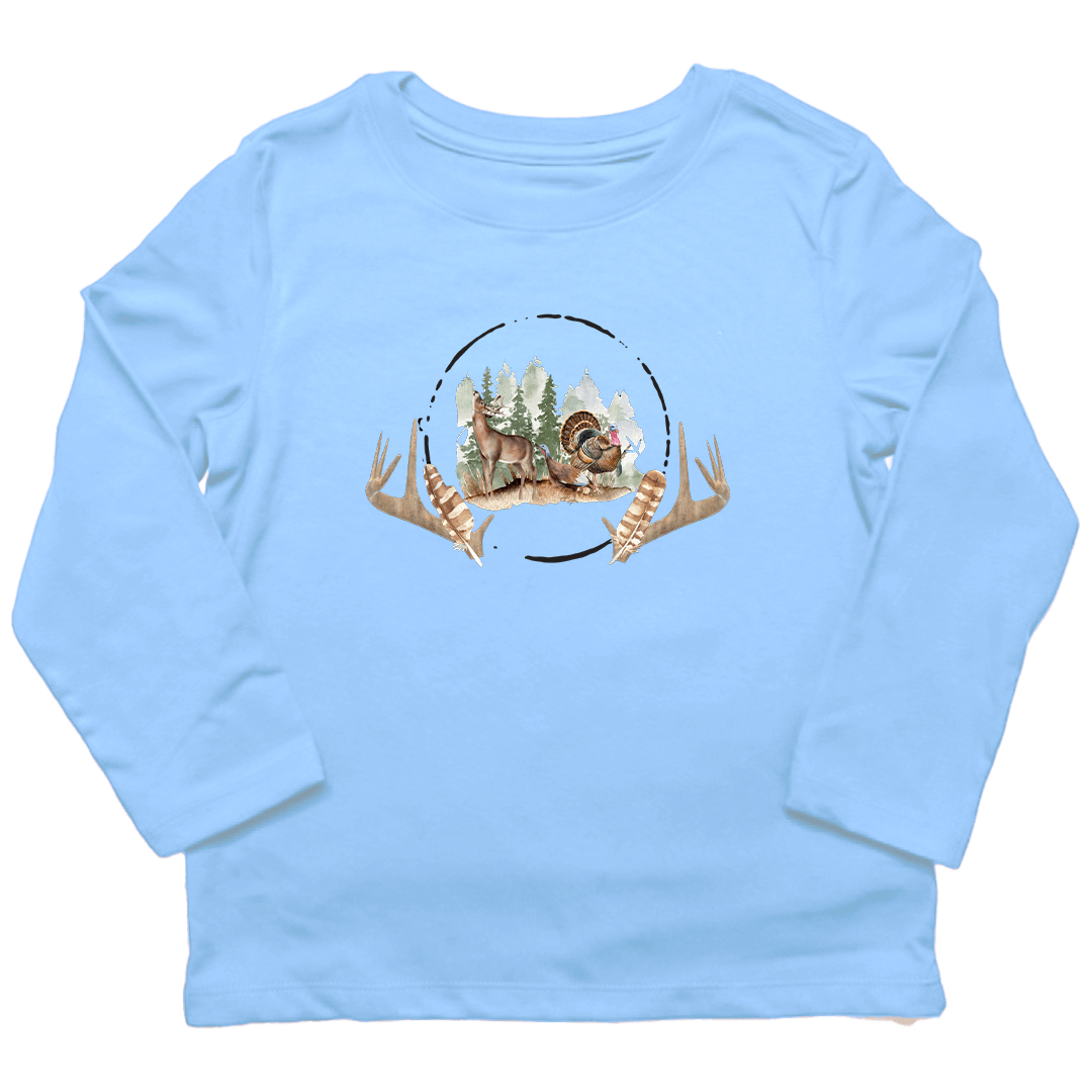 Bucks And Beards Toddler Long Sleeve Tee - Muddy Boots Clothing - Long Sleeve Tee