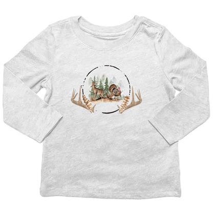 Bucks And Beards Toddler Long Sleeve Tee - Muddy Boots Clothing - Long Sleeve Tee