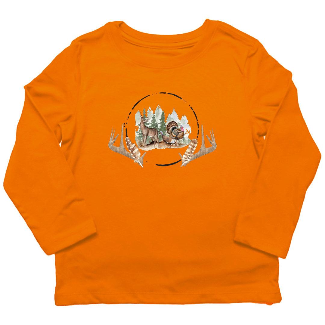 Bucks And Beards Toddler Long Sleeve Tee - Muddy Boots Clothing - Long Sleeve Tee