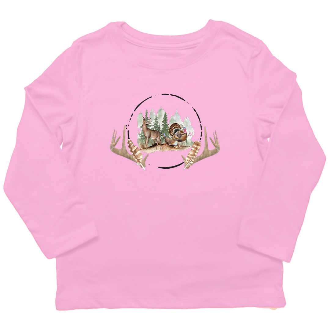 Bucks And Beards Toddler Long Sleeve Tee - Muddy Boots Clothing - Long Sleeve Tee