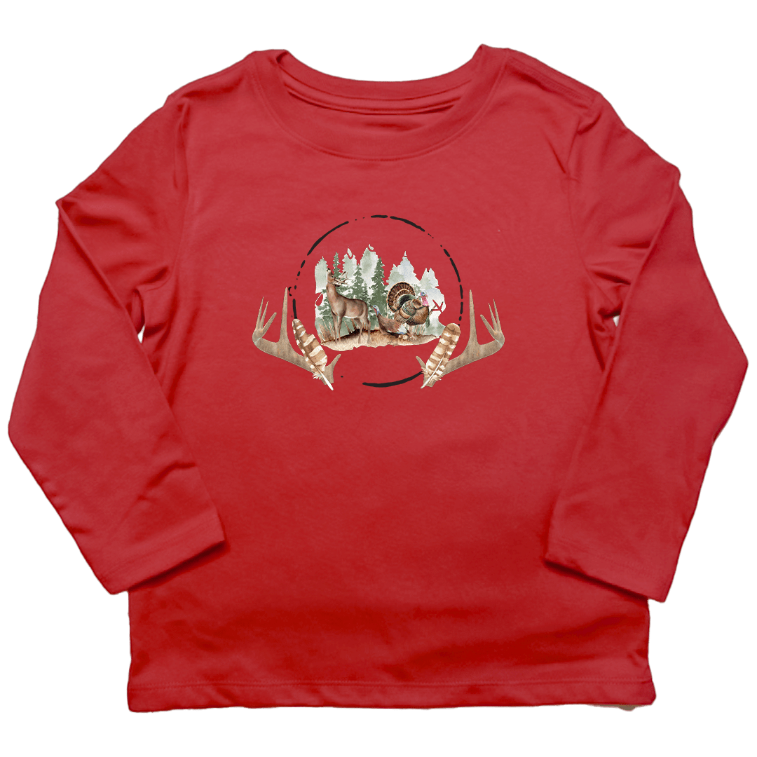 Bucks And Beards Toddler Long Sleeve Tee - Muddy Boots Clothing - Long Sleeve Tee