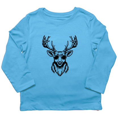 Cool Deer Kids Long Sleeve Tee - Muddy Boots Clothing - Long Sleeve Tee