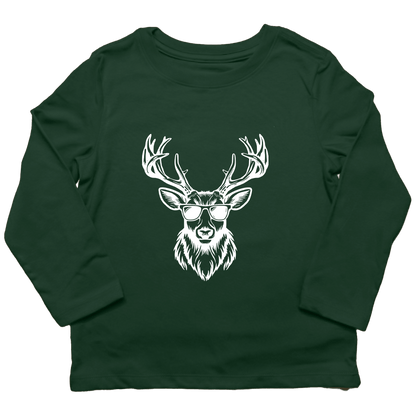 Cool Deer Kids Long Sleeve Tee - Muddy Boots Clothing - Long Sleeve Tee