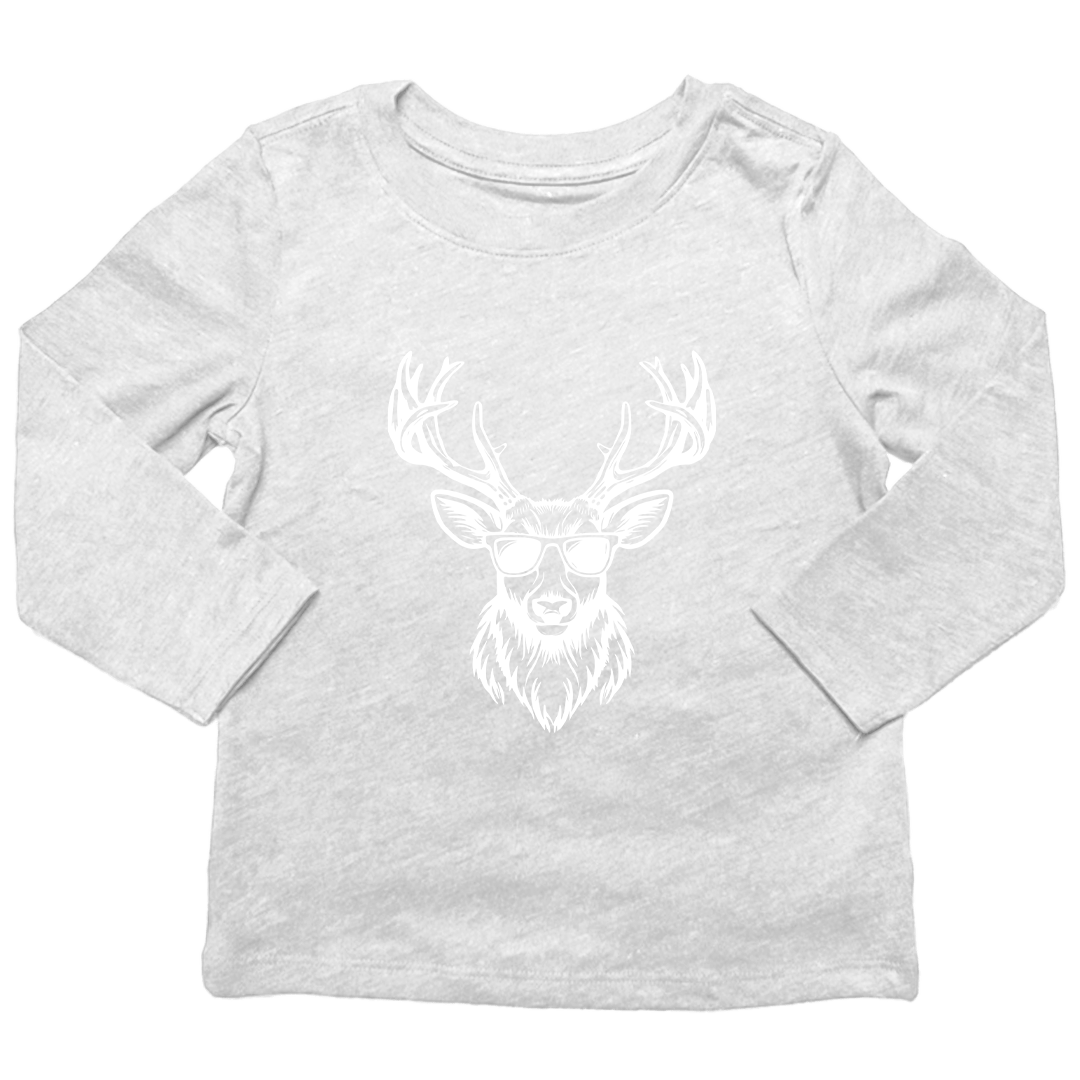 Cool Deer Kids Long Sleeve Tee - Muddy Boots Clothing - Long Sleeve Tee
