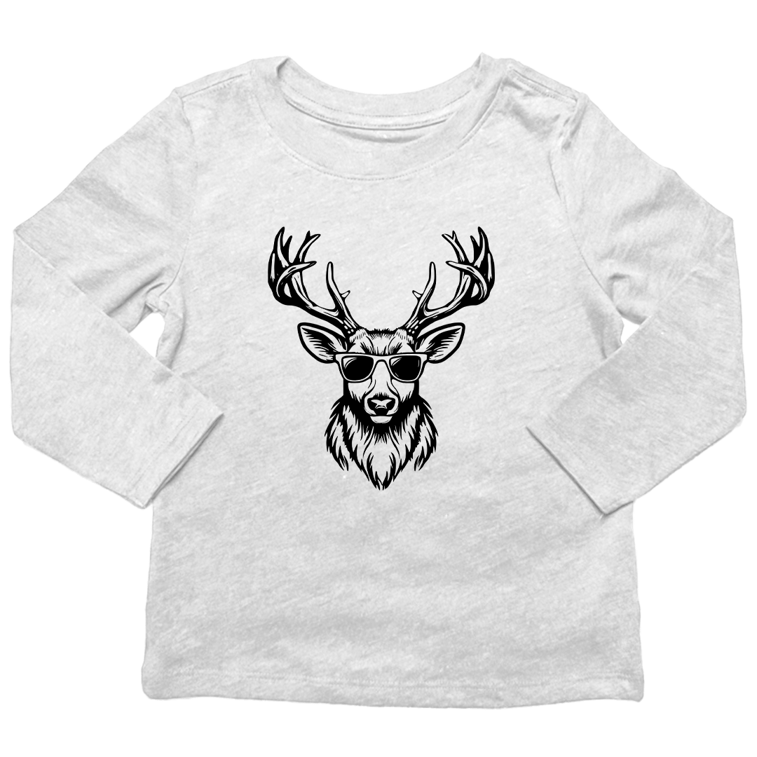 Cool Deer Kids Long Sleeve Tee - Muddy Boots Clothing - Long Sleeve Tee