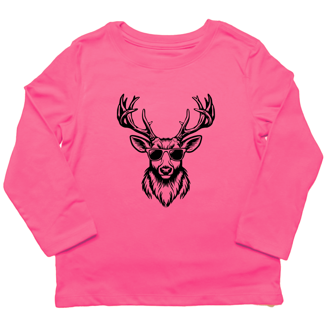 Cool Deer Kids Long Sleeve Tee - Muddy Boots Clothing - Long Sleeve Tee