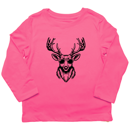 Cool Deer Kids Long Sleeve Tee - Muddy Boots Clothing - Long Sleeve Tee