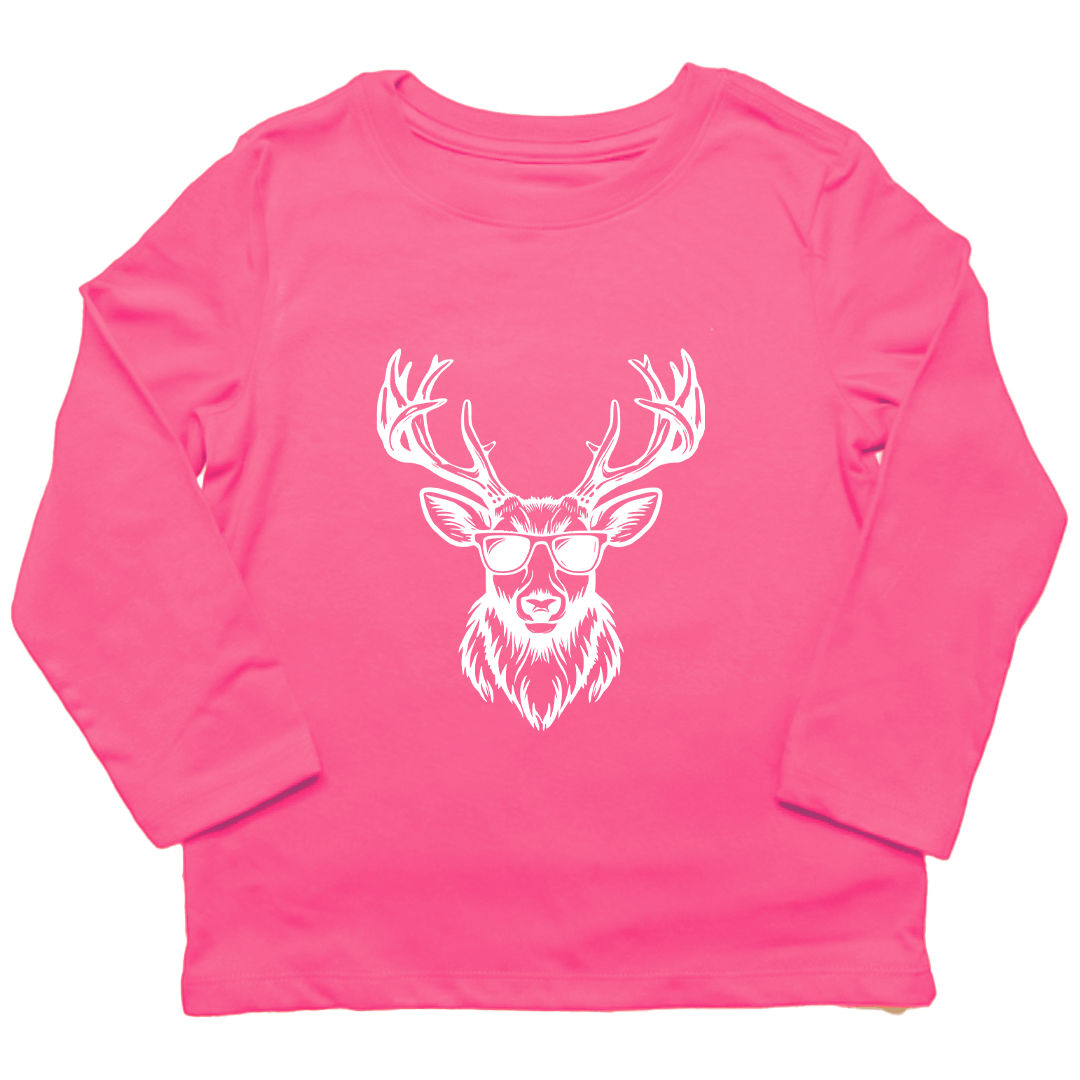 Cool Deer Kids Long Sleeve Tee - Muddy Boots Clothing - Long Sleeve Tee