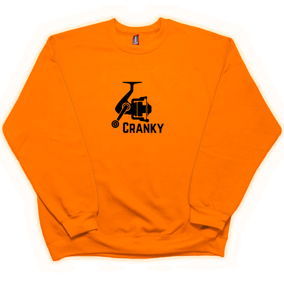 Cranky Adult Crew Neck Sweatshirt - Muddy Boots Clothing - Crew Neck Sweatshirt