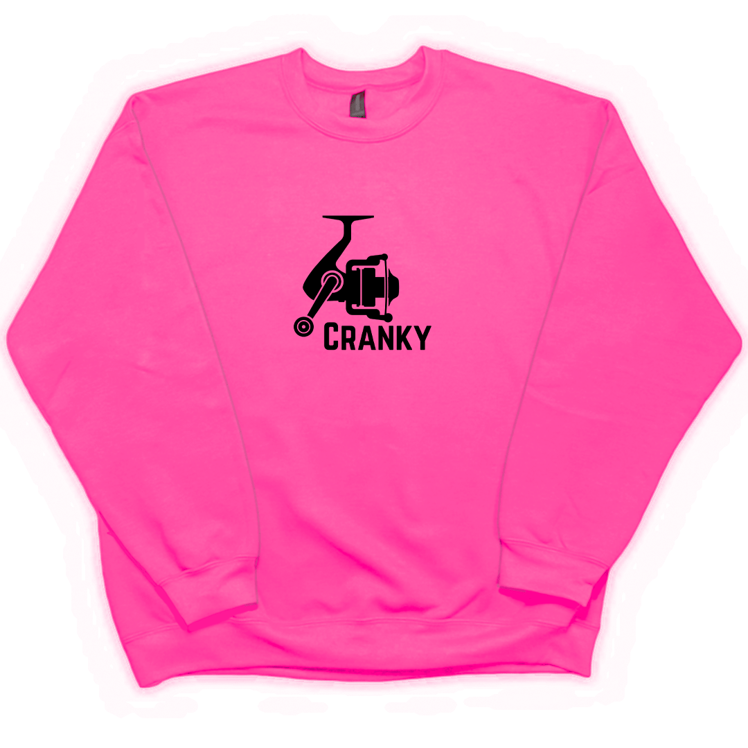 Cranky Adult Crew Neck Sweatshirt - Muddy Boots Clothing - Crew Neck Sweatshirt