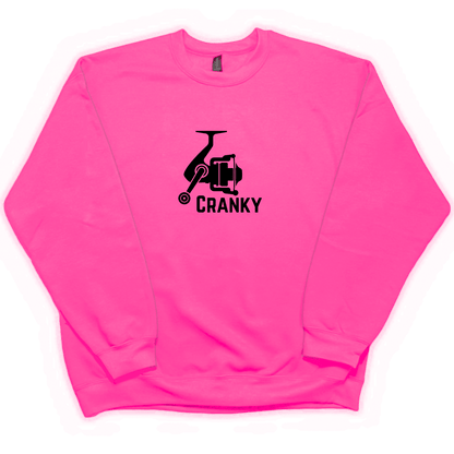 Cranky Adult Crew Neck Sweatshirt - Muddy Boots Clothing - Crew Neck Sweatshirt