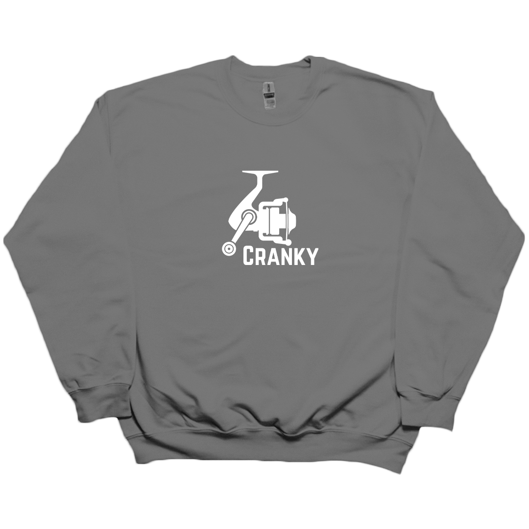 Cranky Adult Crew Neck Sweatshirt - Muddy Boots Clothing - Crew Neck Sweatshirt