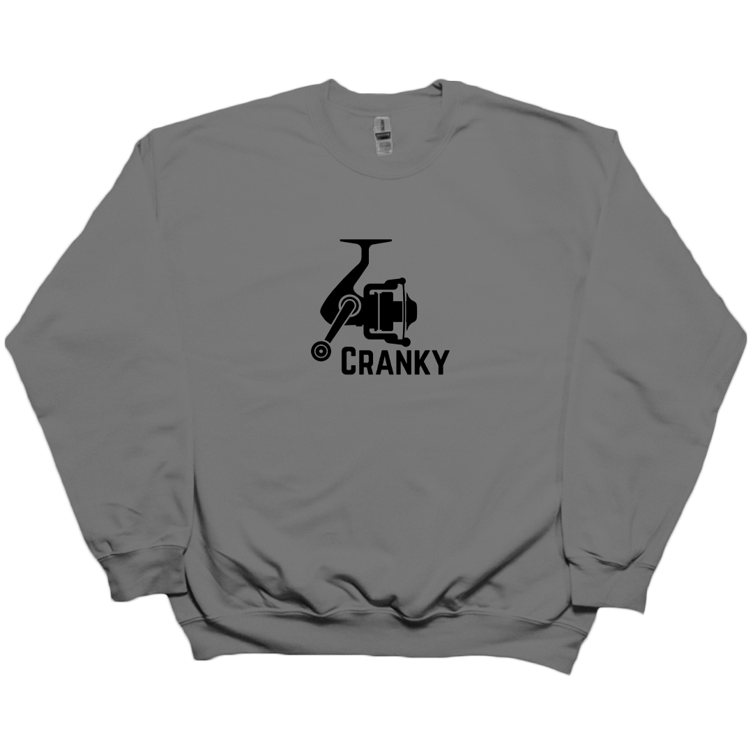 Cranky Adult Crew Neck Sweatshirt - Muddy Boots Clothing - Crew Neck Sweatshirt