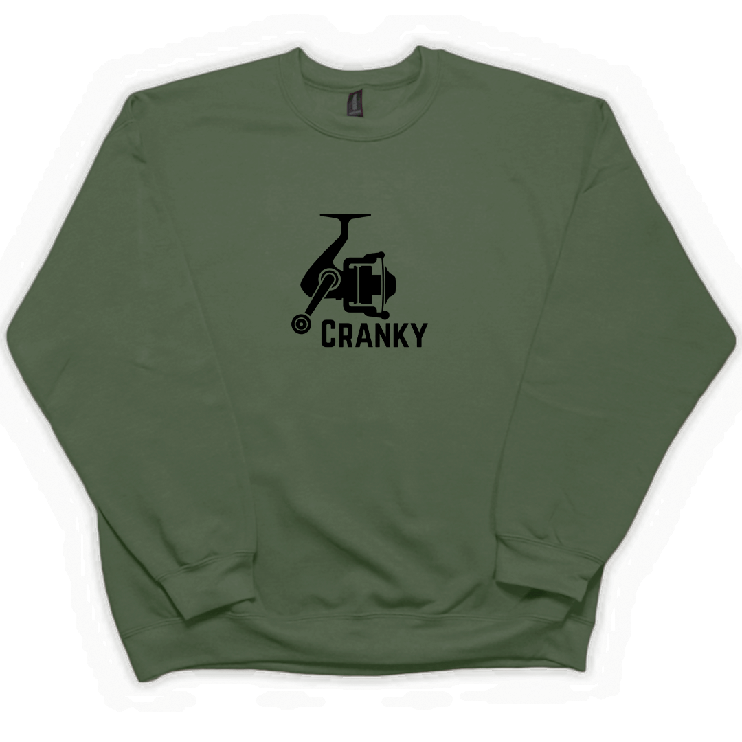 Cranky Adult Crew Neck Sweatshirt - Muddy Boots Clothing - Crew Neck Sweatshirt