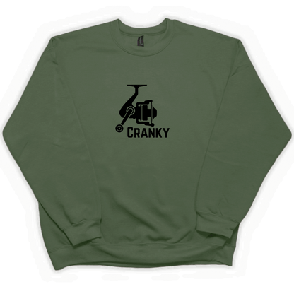 Cranky Adult Crew Neck Sweatshirt - Muddy Boots Clothing - Crew Neck Sweatshirt