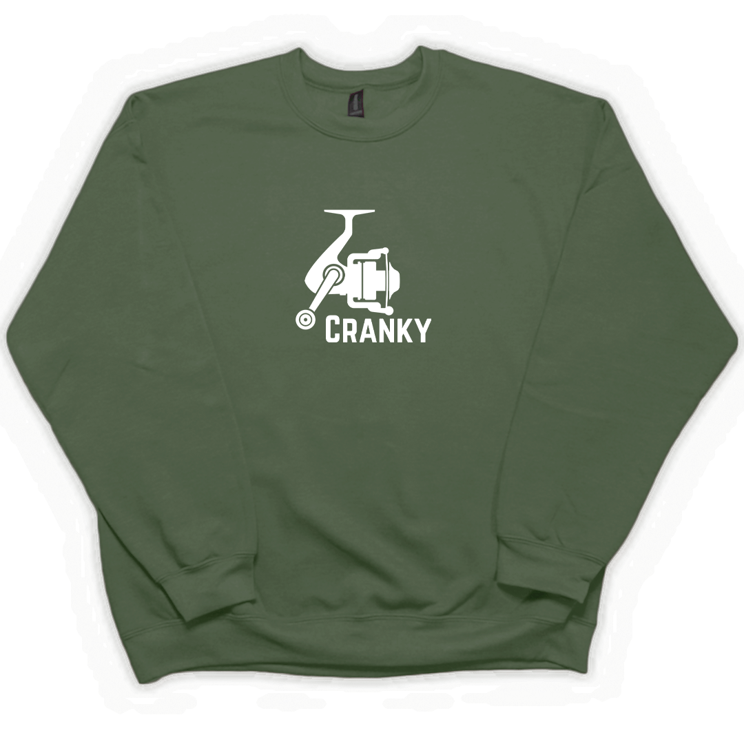 Cranky Adult Crew Neck Sweatshirt - Muddy Boots Clothing - Crew Neck Sweatshirt