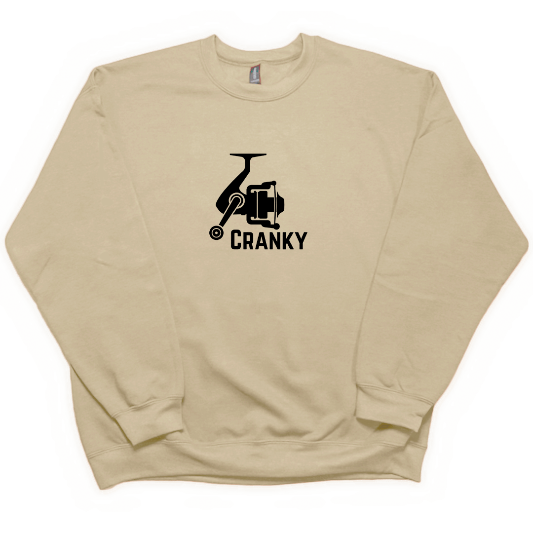 Cranky Adult Crew Neck Sweatshirt - Muddy Boots Clothing - Crew Neck Sweatshirt
