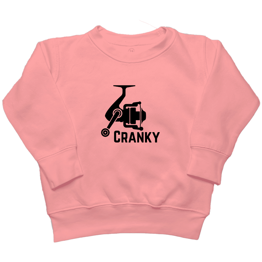 Cranky Toddler Crew Neck Sweatshirt - Muddy Boots Clothing - Crew Neck Sweatshirt