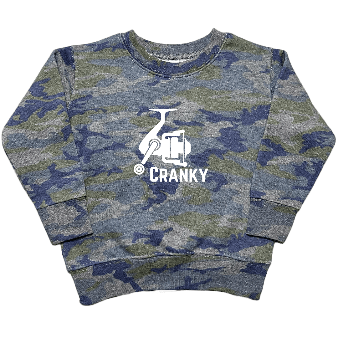 Cranky Toddler Crew Neck Sweatshirt - Muddy Boots Clothing - Crew Neck Sweatshirt