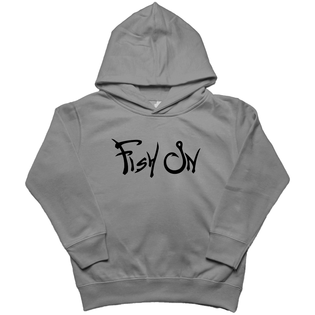Fish On Kids Hoodie - Muddy Boots Clothing - Hoodie