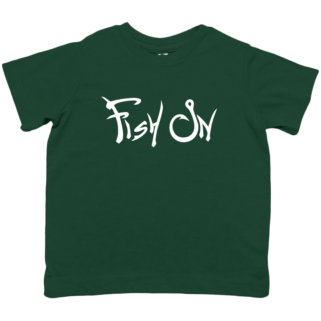 Fish On Toddler Tee - Muddy Boots Clothing - T-Shirt