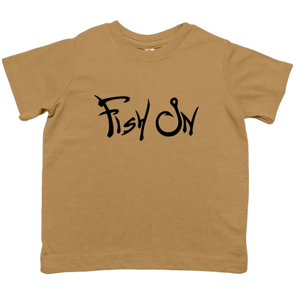 Fish On Toddler Tee - Muddy Boots Clothing - T-Shirt