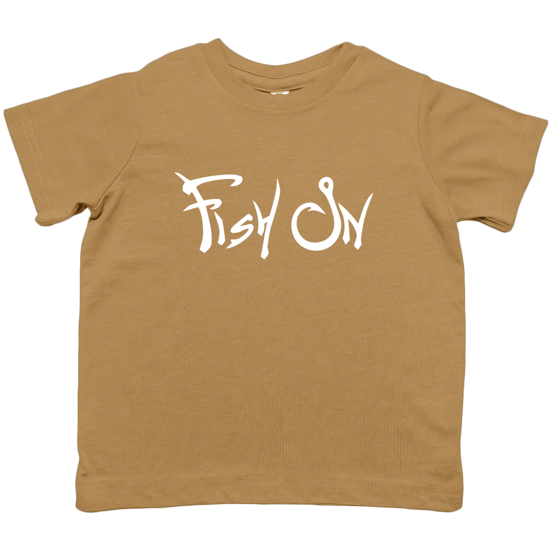 Fish On Toddler Tee - Muddy Boots Clothing - T-Shirt