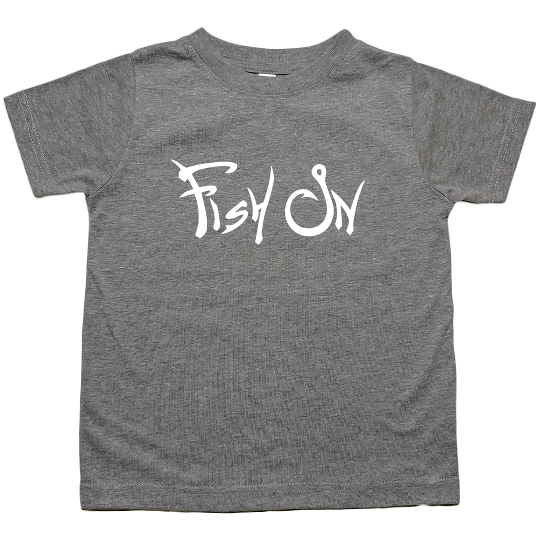 Fish On Toddler Tee - Muddy Boots Clothing - T-Shirt