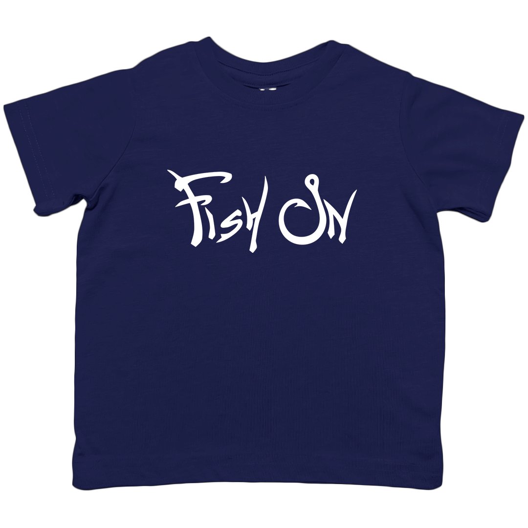 Fish On Toddler Tee - Muddy Boots Clothing - T-Shirt
