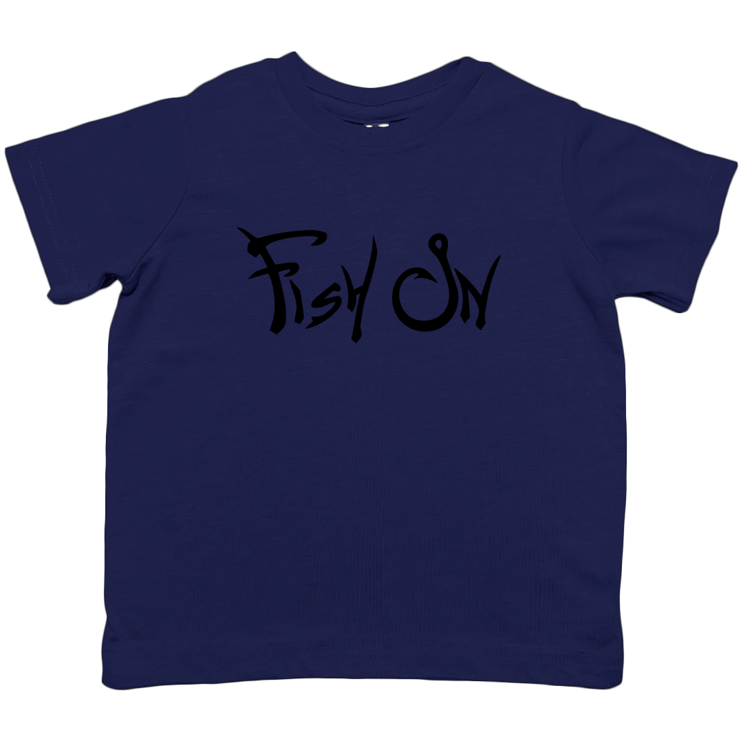 Fish On Toddler Tee - Muddy Boots Clothing - T-Shirt
