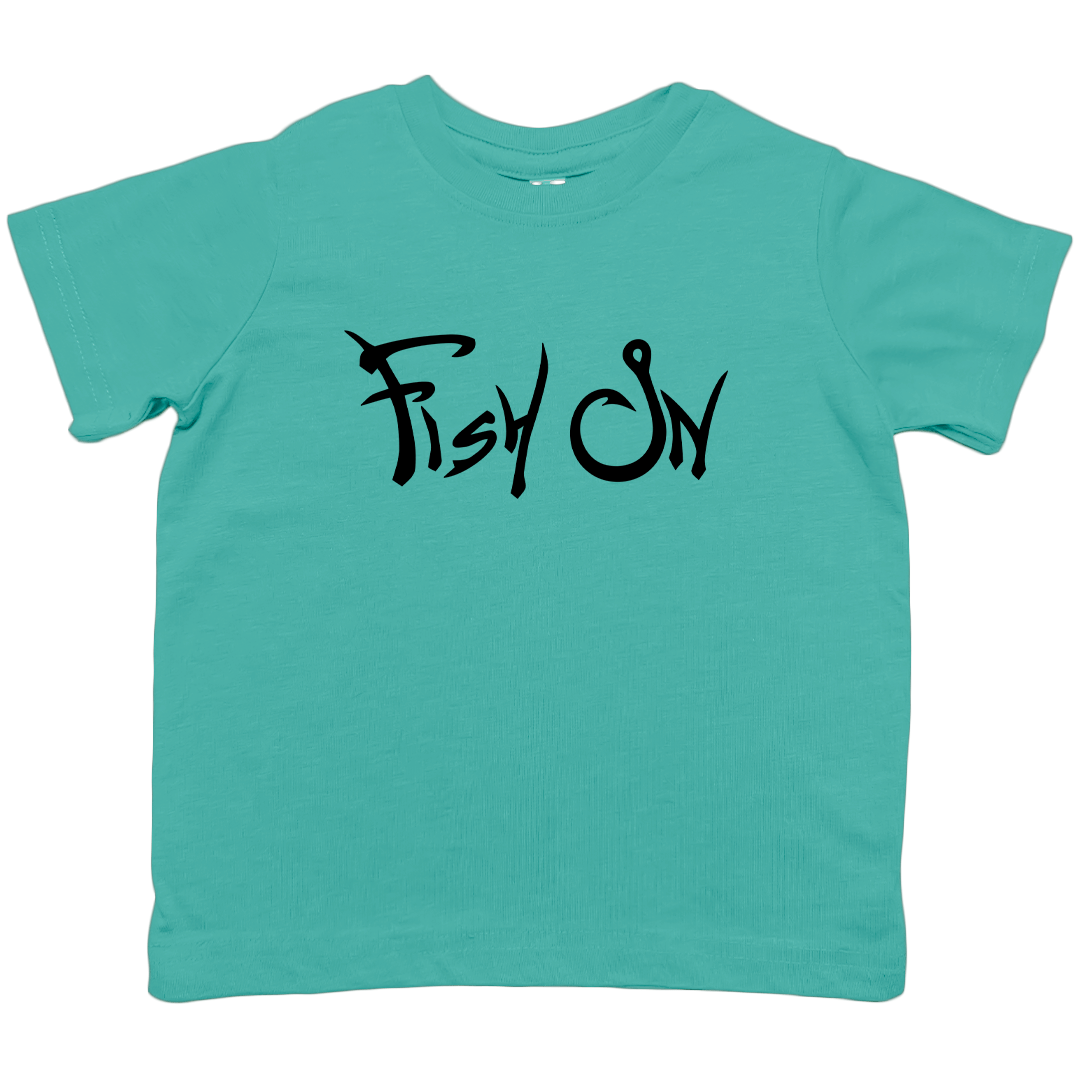 Fish On Toddler Tee - Muddy Boots Clothing - T-Shirt