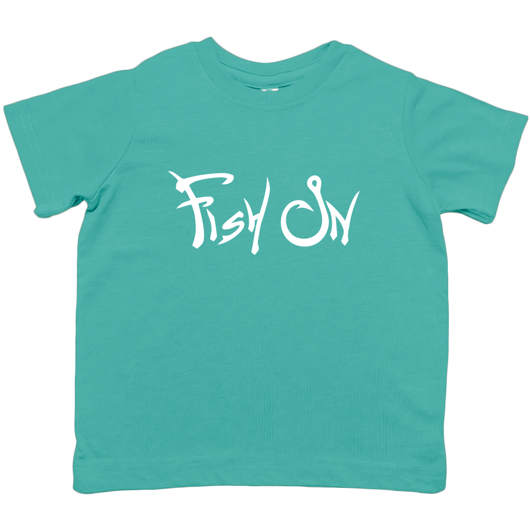 Fish On Toddler Tee - Muddy Boots Clothing - T-Shirt