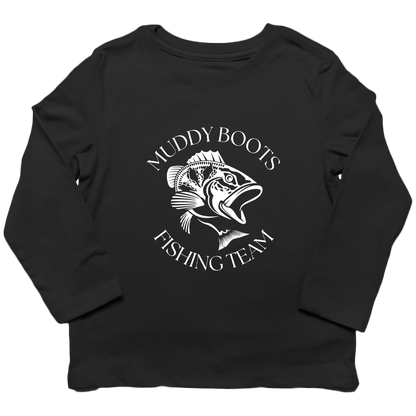 Fishing Team Toddler Long Sleeve Tee - Muddy Boots Clothing - Long Sleeve Tee