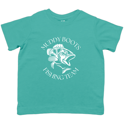 Fishing Team Toddler Tee - Muddy Boots Clothing - T-Shirt