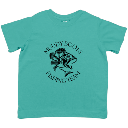 Fishing Team Toddler Tee - Muddy Boots Clothing - T-Shirt