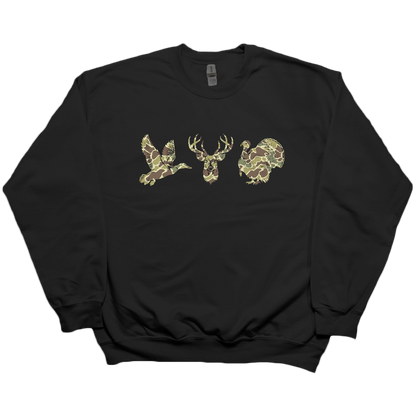 Hidden Game Adult Crew Neck Sweatshirt - Muddy Boots Clothing - Crew Neck Sweatshirt