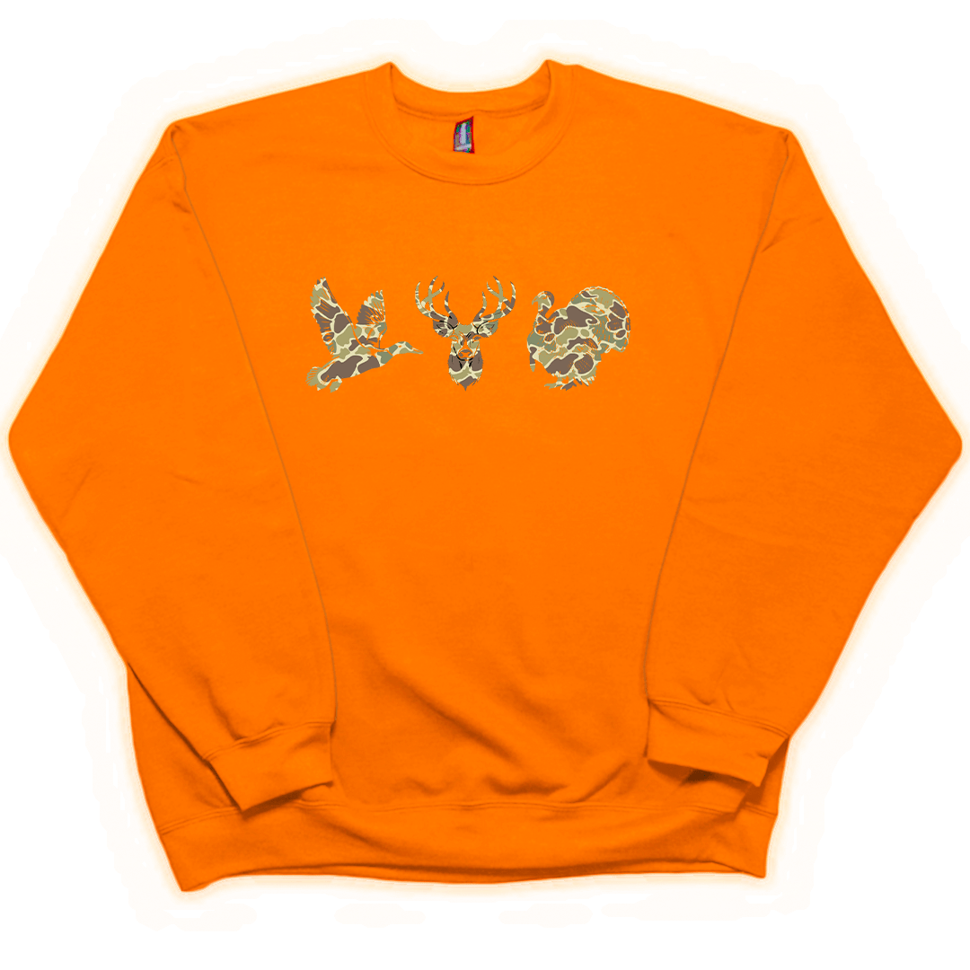 Hidden Game Adult Crew Neck Sweatshirt - Muddy Boots Clothing - Crew Neck Sweatshirt