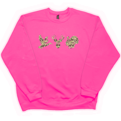 Hidden Game Adult Crew Neck Sweatshirt - Muddy Boots Clothing - Crew Neck Sweatshirt