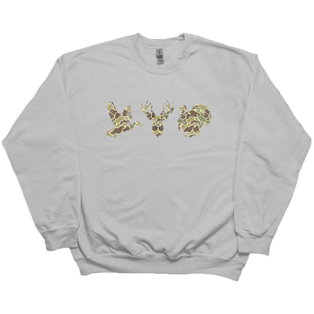 Hidden Game Adult Crew Neck Sweatshirt - Muddy Boots Clothing - Crew Neck Sweatshirt