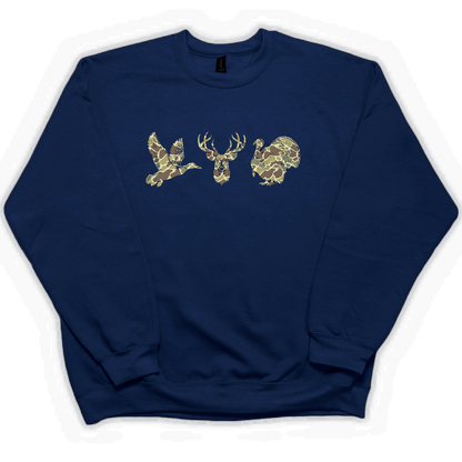 Hidden Game Adult Crew Neck Sweatshirt - Muddy Boots Clothing - Crew Neck Sweatshirt