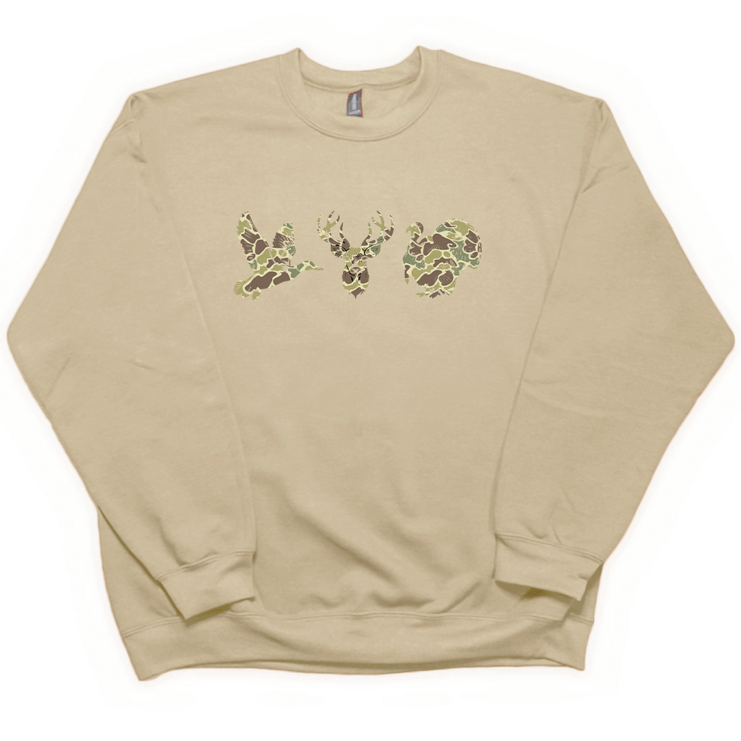 Hidden Game Adult Crew Neck Sweatshirt - Muddy Boots Clothing - Crew Neck Sweatshirt