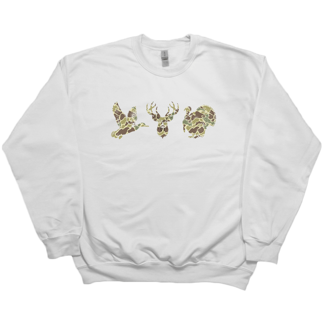 Hidden Game Adult Crew Neck Sweatshirt - Muddy Boots Clothing - Crew Neck Sweatshirt