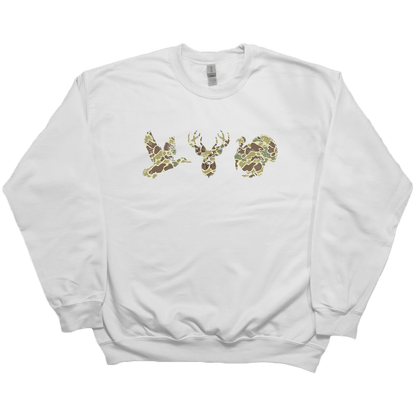 Hidden Game Adult Crew Neck Sweatshirt - Muddy Boots Clothing - Crew Neck Sweatshirt