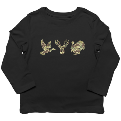 Hidden Game Kids Long Sleeve Tee - Muddy Boots Clothing - Long Sleeve Tee