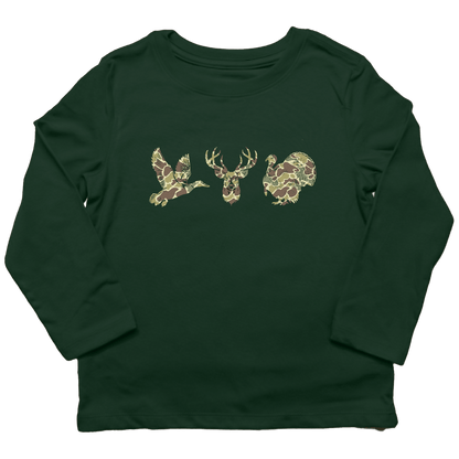 Hidden Game Kids Long Sleeve Tee - Muddy Boots Clothing - Long Sleeve Tee