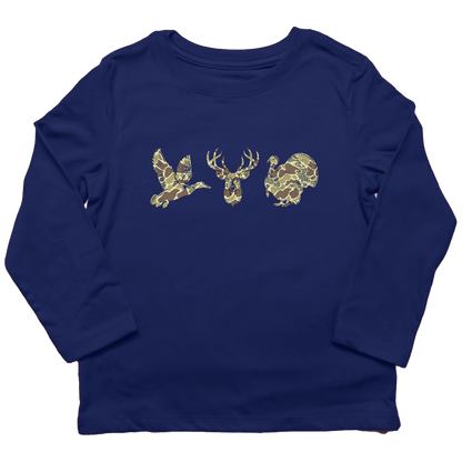 Hidden Game Kids Long Sleeve Tee - Muddy Boots Clothing - Long Sleeve Tee