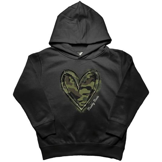 Hidden Heart Kids Hoodie - Muddy Boots Clothing - Hoodie