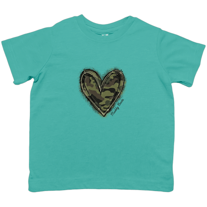 Hidden Heart Toddler Tee - Muddy Boots Clothing - T-Shirt