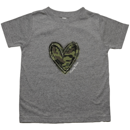 Hidden Heart Toddler Tee - Muddy Boots Clothing - T-Shirt