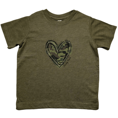 Hidden Heart Toddler Tee - Muddy Boots Clothing - T-Shirt